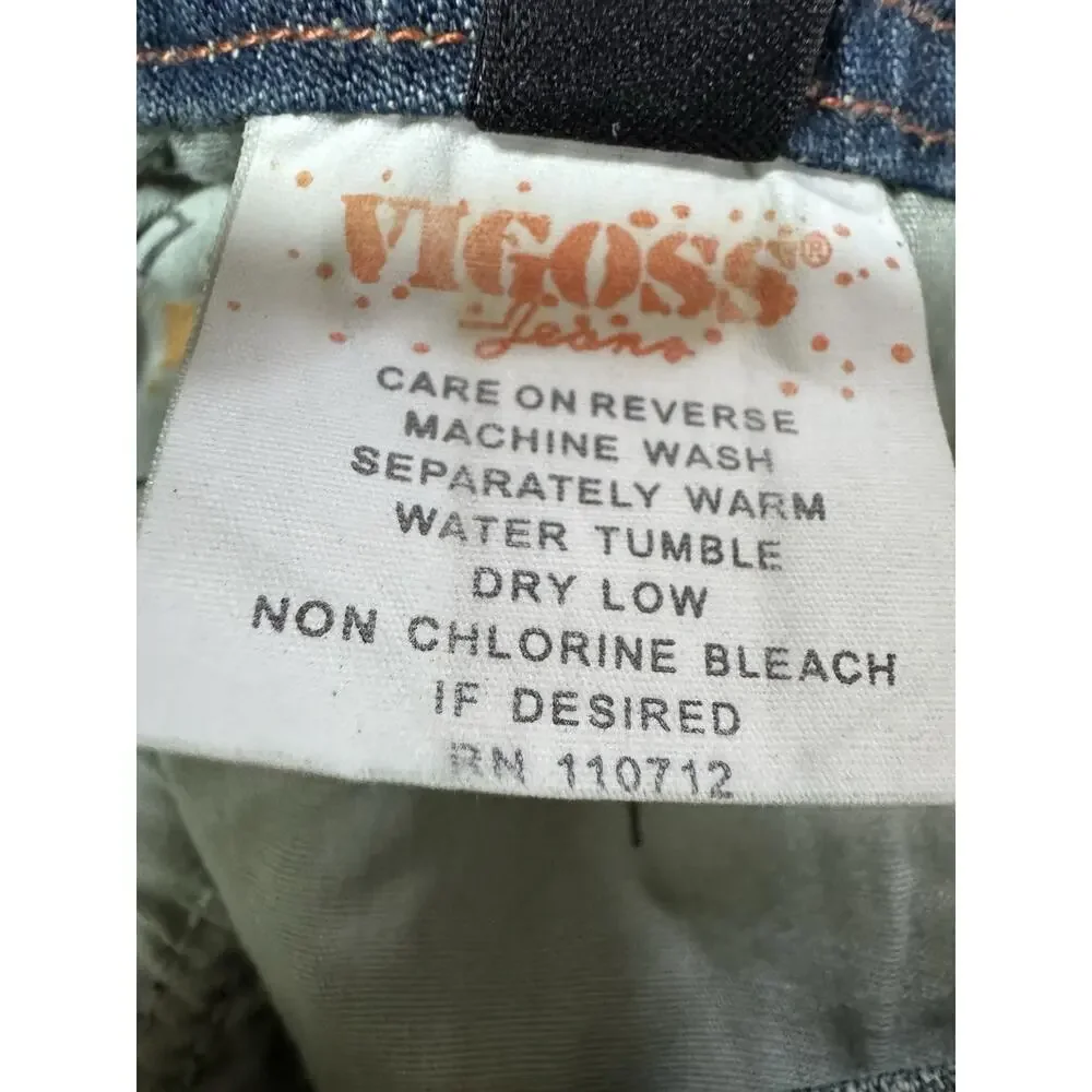 VIGOSS Women’s Modern Classic Style P3078 Pockets Sz 13/14 Low Waisted Fit Jeans